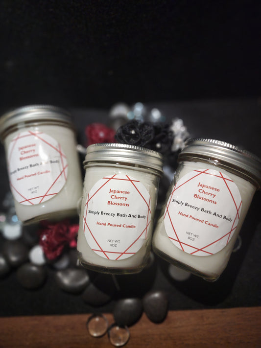 Japanese Cherry Blossom Candle