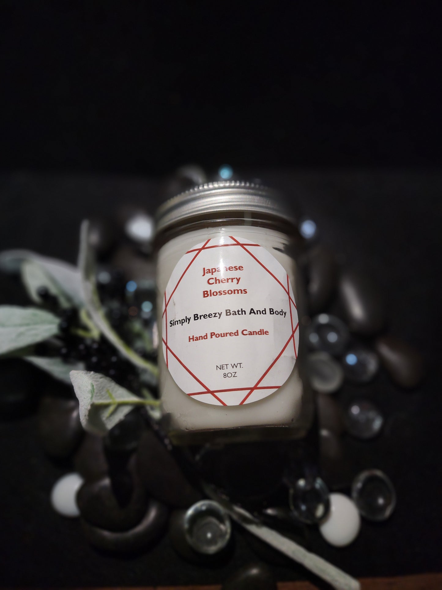 Japanese Cherry Blossom Candle